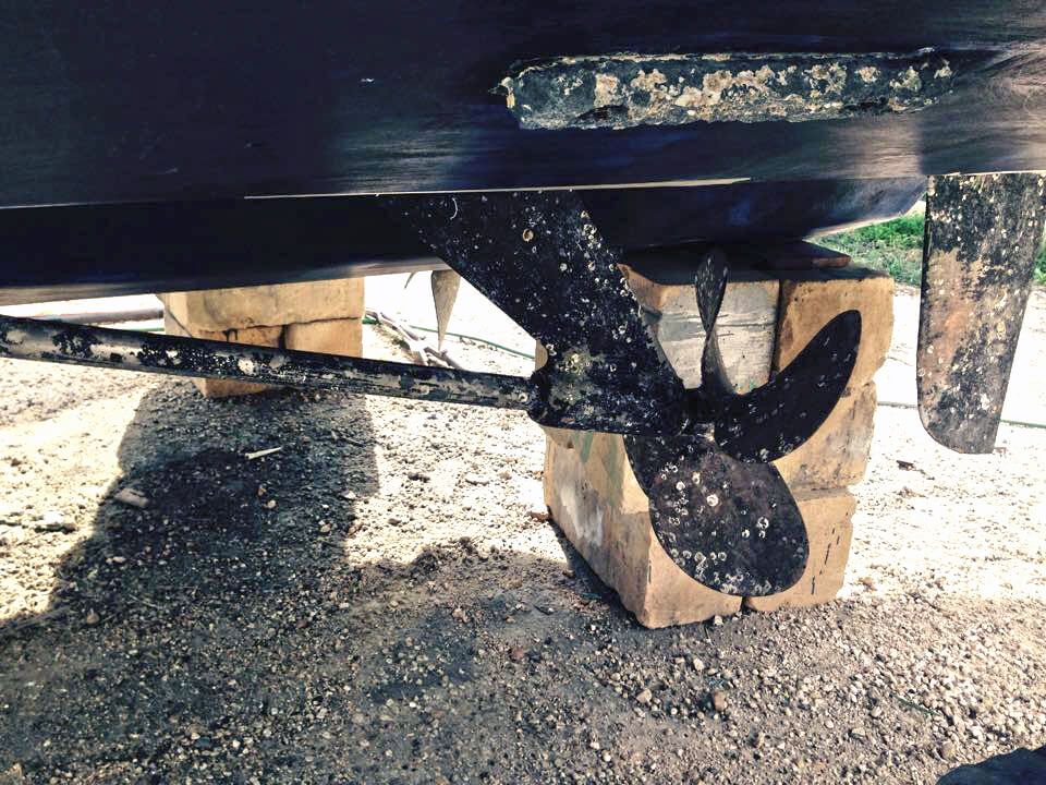 Scott's Mobile Sand Blasting on location